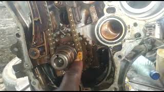 comment installer le calage du moteur Toyota 1nz#africa#mechanic#toyota#car#timingchain#algeria