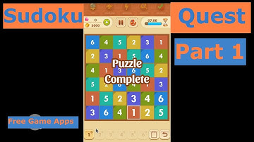 Sudoku Quest:  Pt.1