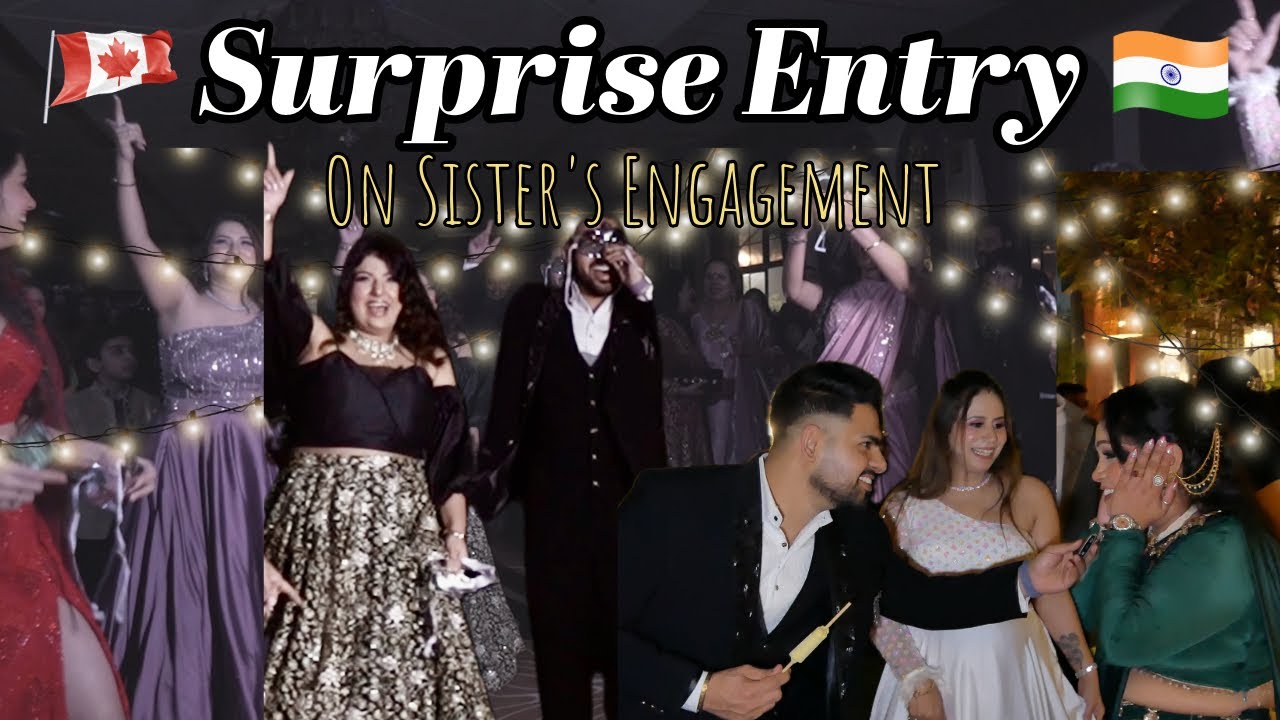 Surprise Visit to India 🇮🇳 for My Cousin's Engagement! | From Canada to India ✈️