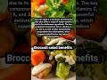 Broccoli salad benefits #shortsfeed #food #easynutrition #shorts #antioxidant #benefits #brócoli