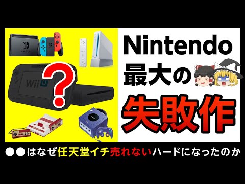 【WiiU】任天堂イチの負けハードとその理由を歴史と共に解説【ゆっくり解説】