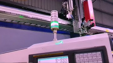 2 Tray input and 2 Tray Output Tending for 2 CNC machines with Tailstock Clamping