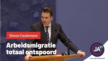 Uitbuiting, dakloosheid en verloedering door arbeidsmigratie | Maidenspeech Simon Ceulemans (JA21)