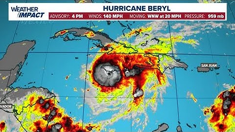 Tracking Hurricane Beryl | Storm moves closer to Jamaica as a Cat. 4