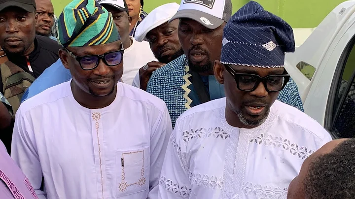 ALABI PASUMA AND TIRI LEATHER SPOTTED AT WELCOME PARTY INAUGURATION 