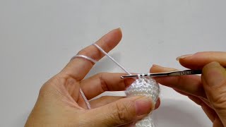 Step-by-step Easy Decrease Join 2 Single Crochet Together (SC2TOG)