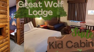 KID CABIN SUITE ROOM TOUR (GREAT WOLF LODGE)