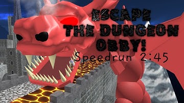 Roblox Escape The Dungeon Obby! Speedrun 2:45 any%