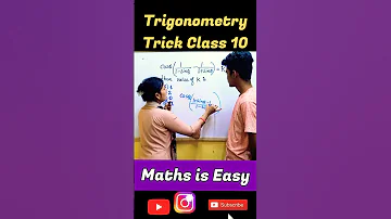 Trigonometry Class 10 | MCQ Trick| Trigonometry Trick | CBSE Board Exam Class 10 #fun #shorts #mcq