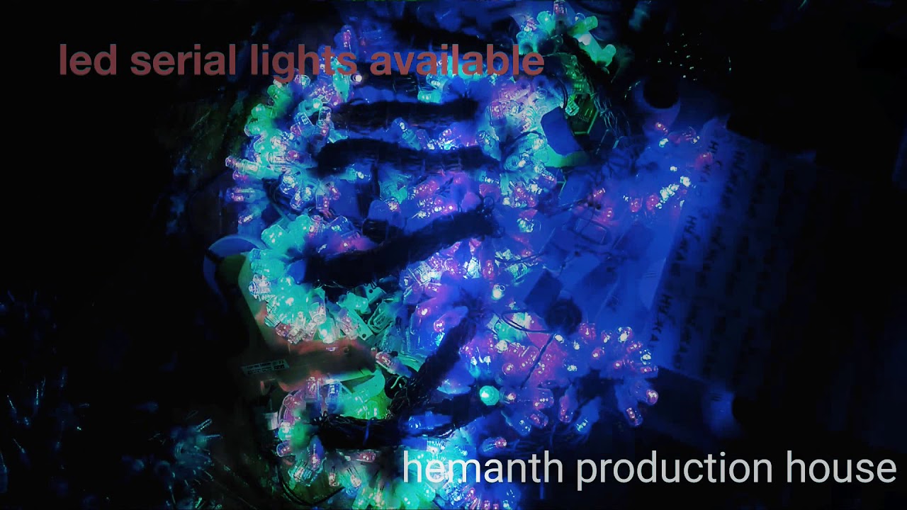 Vinayaka chavithi special LED lights | Hemanth Production House