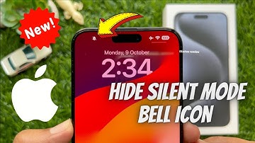 How to Hide the Silent Mode Bell Icon in the Status Bar on iPhone 15 Pro and iPhone 15 Pro Max