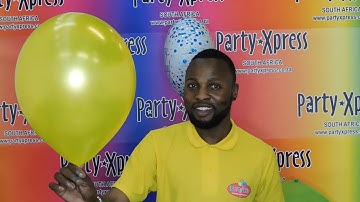 PARTY XPRESS-HOW TO INFLATE A LATEX BALLOON AND INSERT GEL