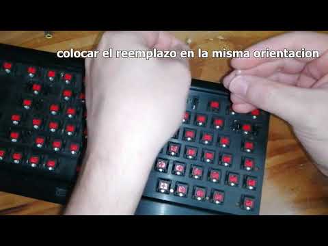 Como cambiar LED dañado a un Teclado Mecanico Corsair