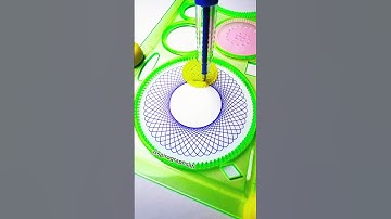 Amazing Ruler Magic ✨ #spirograph #designruler #oddlysatisfying #shorts #viral #art #amazingart