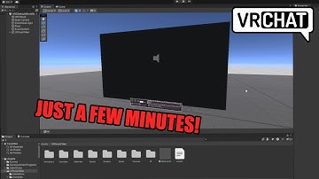 How to Add a Video Player to your VRChat World in Unity (FREE)