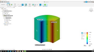 Autodesk Fusion 360 Validation 15 - Thermal Stress of a Thick Walled Cylinder
