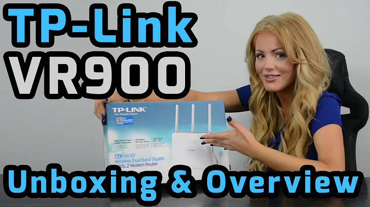 TP-Link VR900 VDSL2 Modem Router Unboxing & Overview - CCL Online