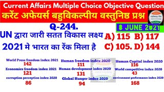 India Ranks in various index 2020-2021 | india ranking current affairs 2020-2021 SDG 2021 india rank