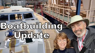 ALUMINUM SAILBOAT Pt 20  Build Update & Annapolis Sailboat Show