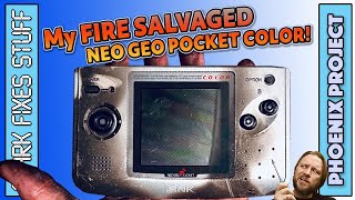 Restoring my FIRE SALVAGED Neo Geo Pocket Color and a Screen Upgrade! screenshot 3