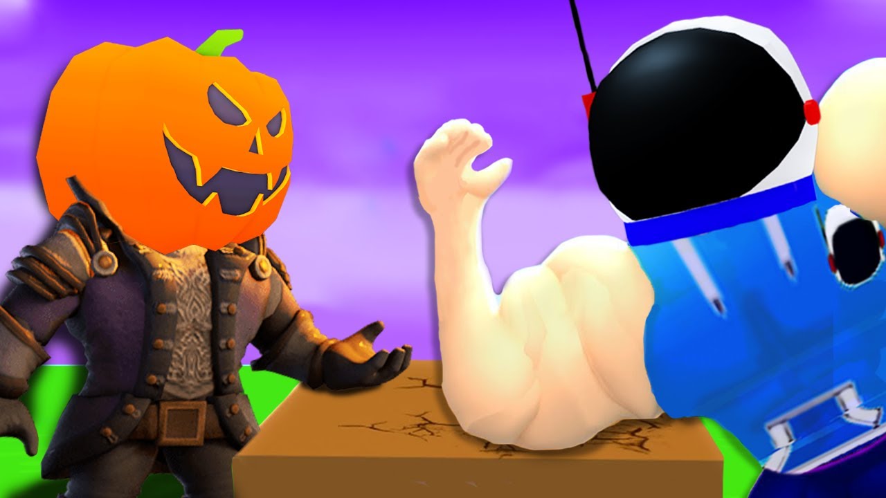 Arm Wrestle Simulator Halloween World - Hold To Reset