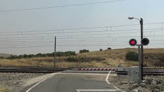 Railroad crossing of Mingorría, Spain/Mingorría geležinkelio pervaža, Ispanijoje