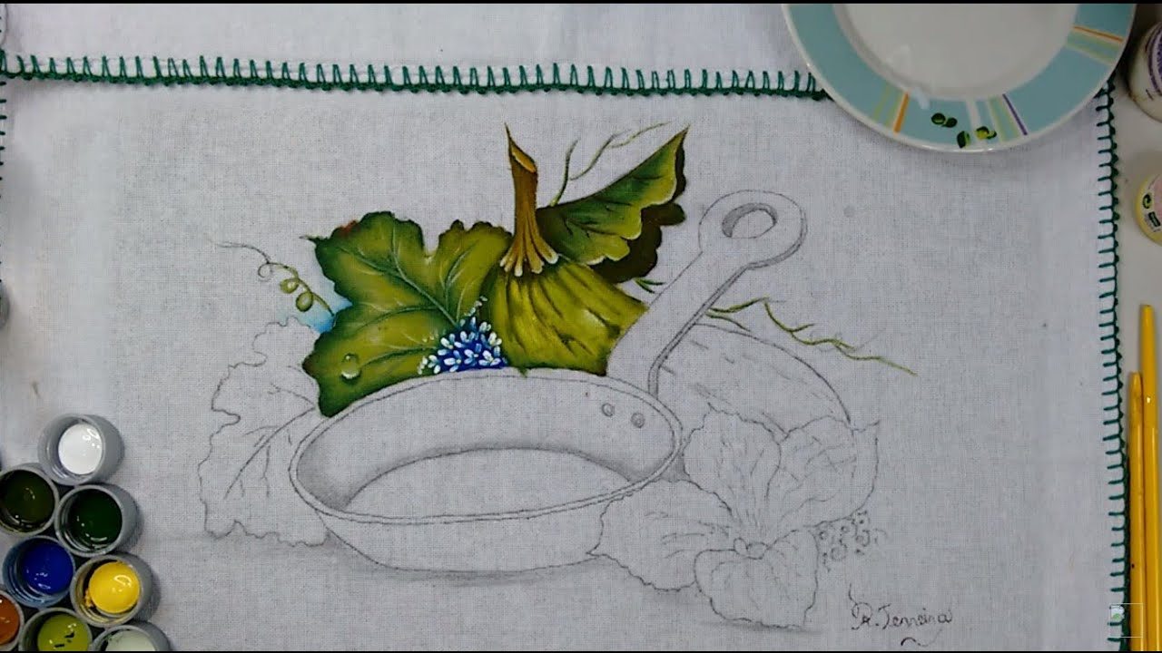 Roberto Ferreira - Novo Projeto - Vamos Aprender a Pintar Folhas, Abóbora e Gotas