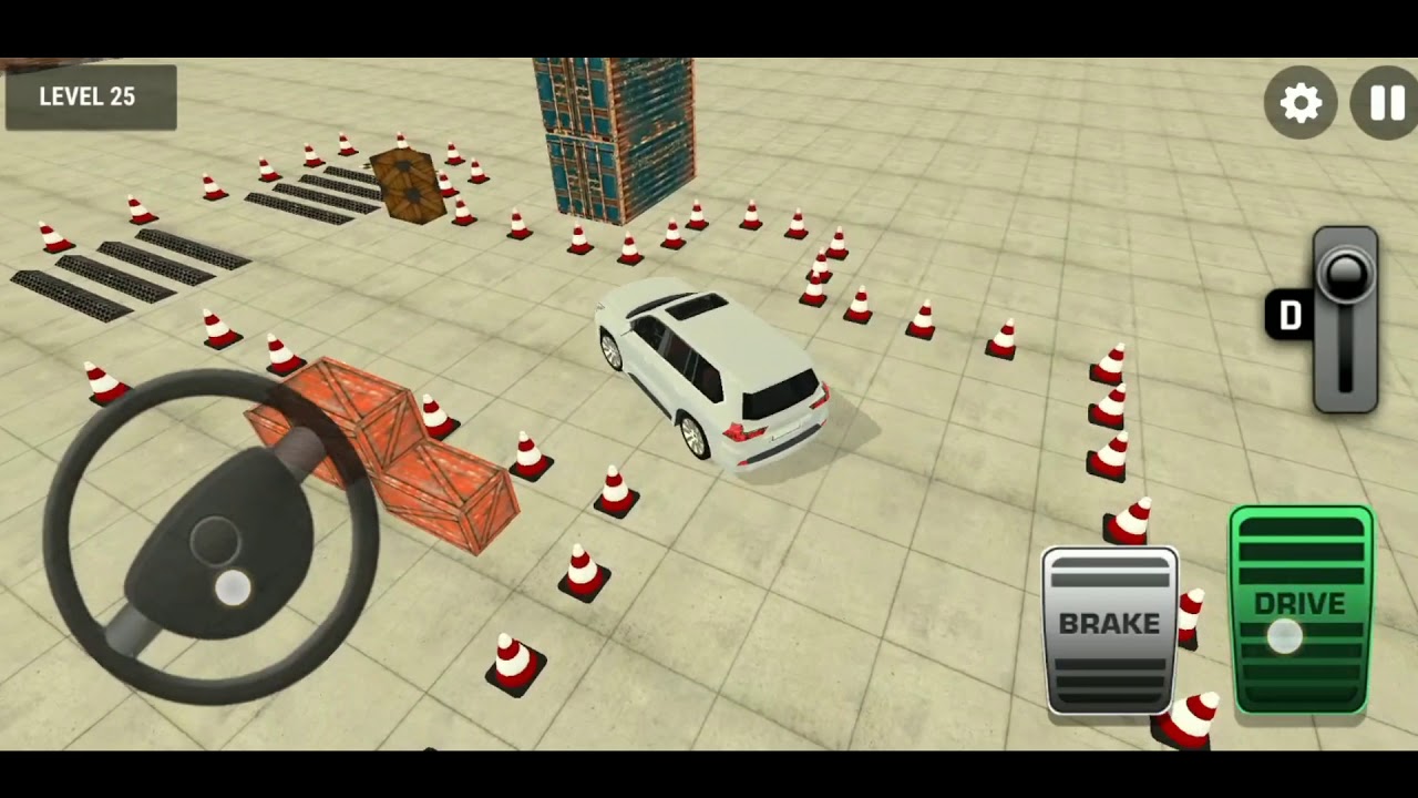 Prado car games, Modern car, Parking car games 2020 ||  level 25 || Game with Angad