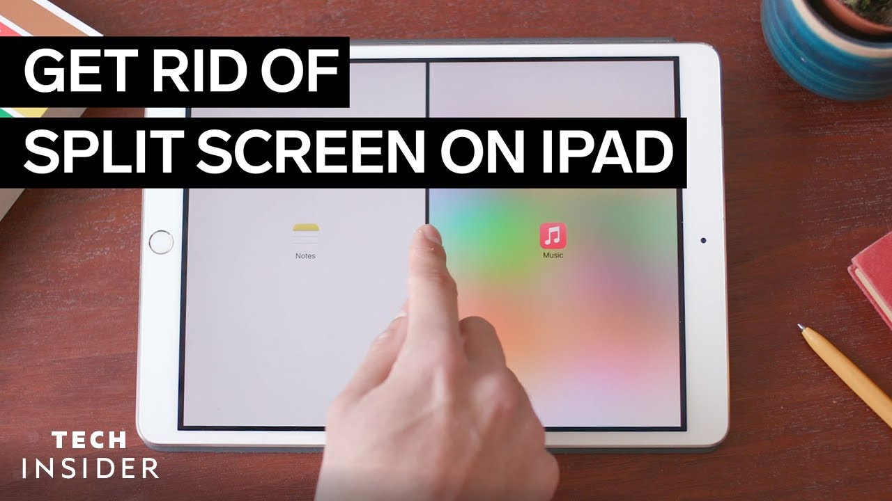 How To Get Rid Of Split Screen On iPad YouTube