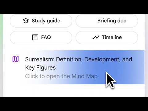 ✨ See your research come to life with Mind Maps from @NotebookLM 💡🧠