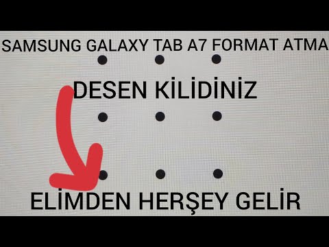 Samsung Galaxy TAB A7 Ekran Kilidi Nasıl Kaldırılır ( DESEN KİLİDİ VE PİN KODU )