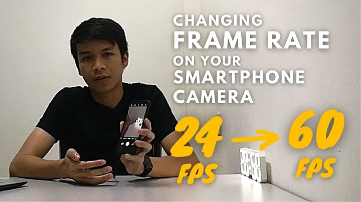 How to Increase FRAME RATE on Your SMARTPHONE CAMERA (24 fps to 60 fps) | Basic Mobile Videography