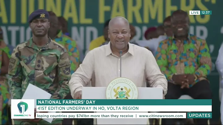 Farmers Day 2025: Prez Mahama Warns Ghana’s $3bn Food Import Bill Is “Unsustainable”