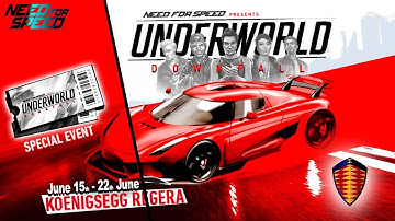NFS™  No Limits Special Event " Underworld: Downfall" | Koenigsegg Regera" | WIN THE SERIES
