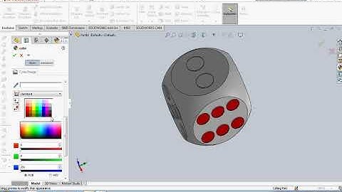 Learn to make Flower and Dice In Solidworks 2020