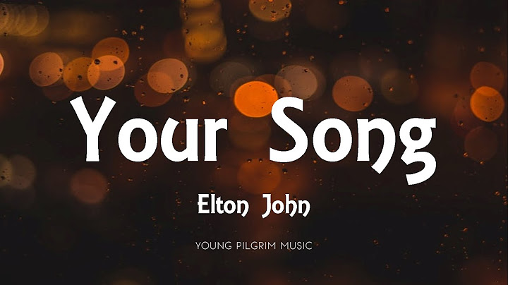 Your Song Lyric Video version - Lyric Video performance video thumbnail