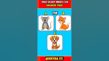 "🧠 Memory Challenge: Can You Recall the Colors of the 🐭 Rat, 🐱 Cat, and 🐶 Dog?" #shorts #quiz #kids