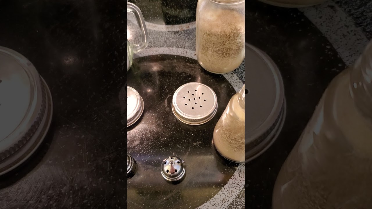 How to Fill Salt and Pepper shakers. Large holes small holes more holes