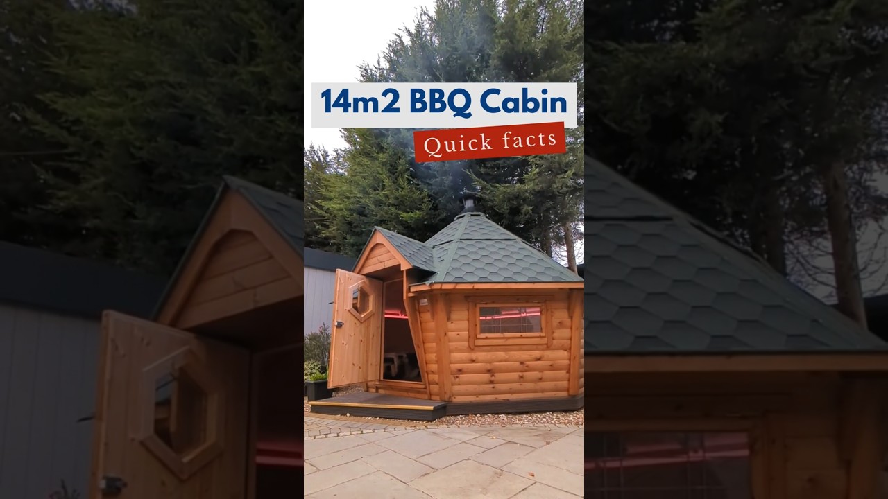 🔥 14m2 BBQ Cabin QUICK FACTS 🔥 