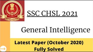SSC CHSL 2023 | General Intelligence | Latest Paper Fully Solved screenshot 5