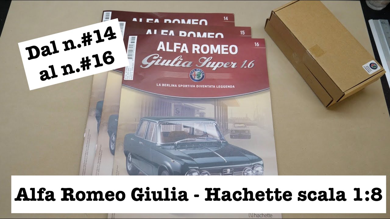 Alfa Romeo Giulia Super 1.6 si fa modellino: la leggenda è da costruire