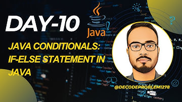 Java Conditionals: If-else Statement in Java  #javaprogramming #java