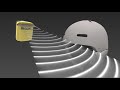 Recco detector r9 3d animation helmet