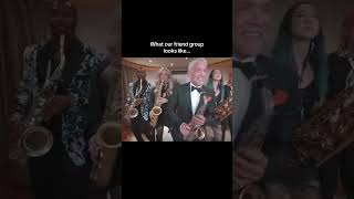 Just A Few Friends Messing Around With Our Song koz I Love You After Dark  saxophone