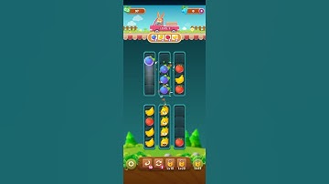 Sort Fruits Puzzle levels 09 Solutions, all levels playlist, Made by Gamekend.