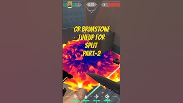 USE THIS OP BRIMSTONE🔥MOLLY LINEUP ON SPLIT B SITE PART-2 #valorant #shorts #valorantclips #brimmain