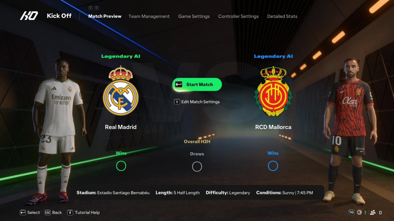 Real Madrid vs Mallorca | EA FC 25 | Gameplay Simulation [4K 60FPS]
