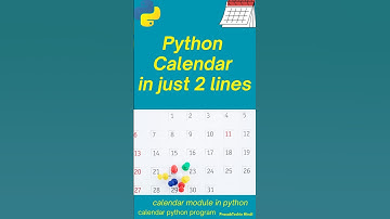 how to create a calendar 🗓️ in Python? 🔥 | how to print a calendar in python?  #programming #shorts
