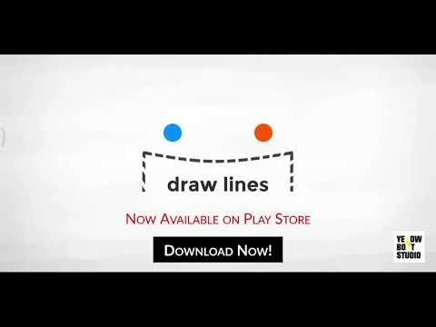 Draw Lines Physics Balls Puzzle Game | New Android Game Trailer 2020 | Yellow Bolt Studio