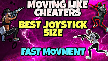 PERFECT FAST MOVEMENT + JOYSTICK SIZE | PubgMobile Best Joystick Size And Fast Jiggle | Bgmi💥⚡